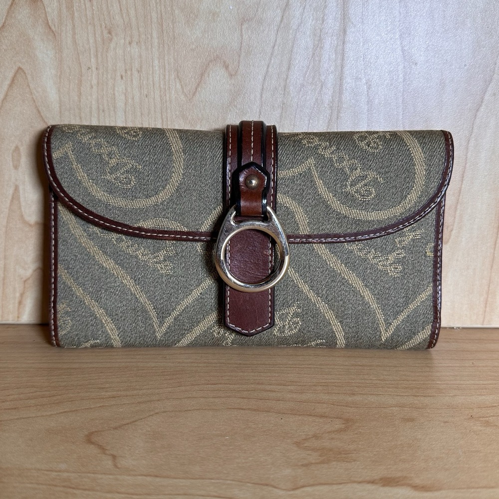 Dooney & Bourke Brown and Tan Wallet